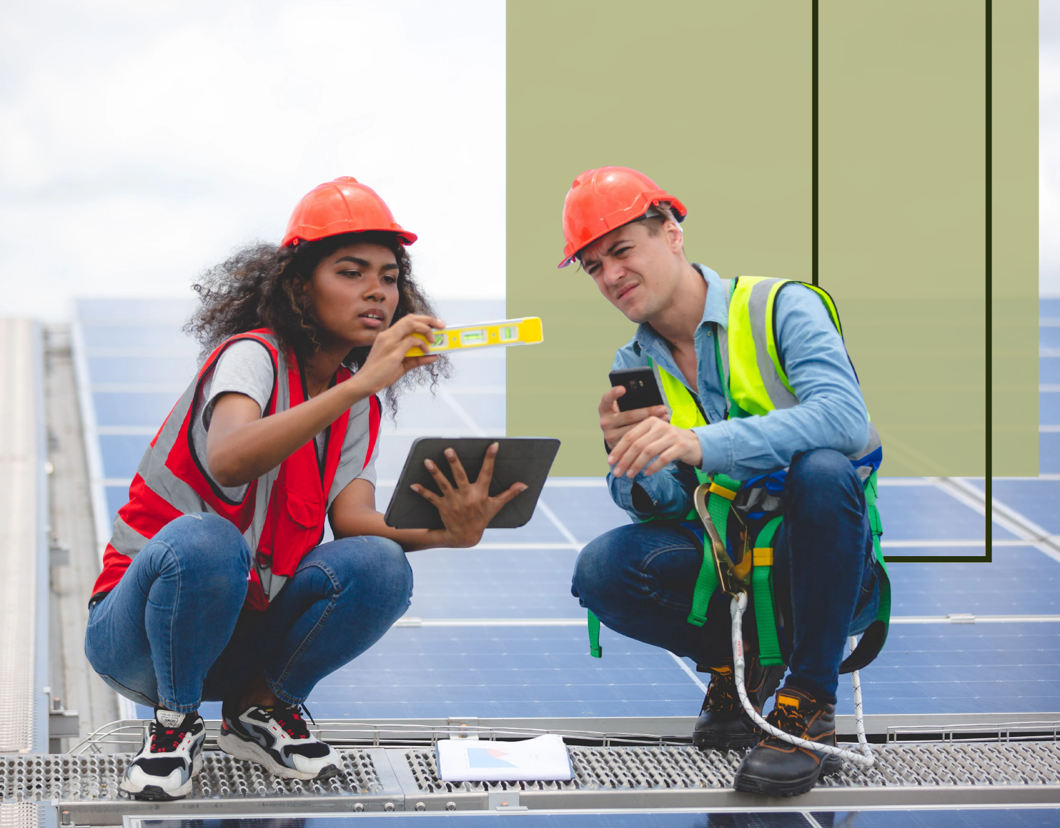 California Solar Workers on a Project