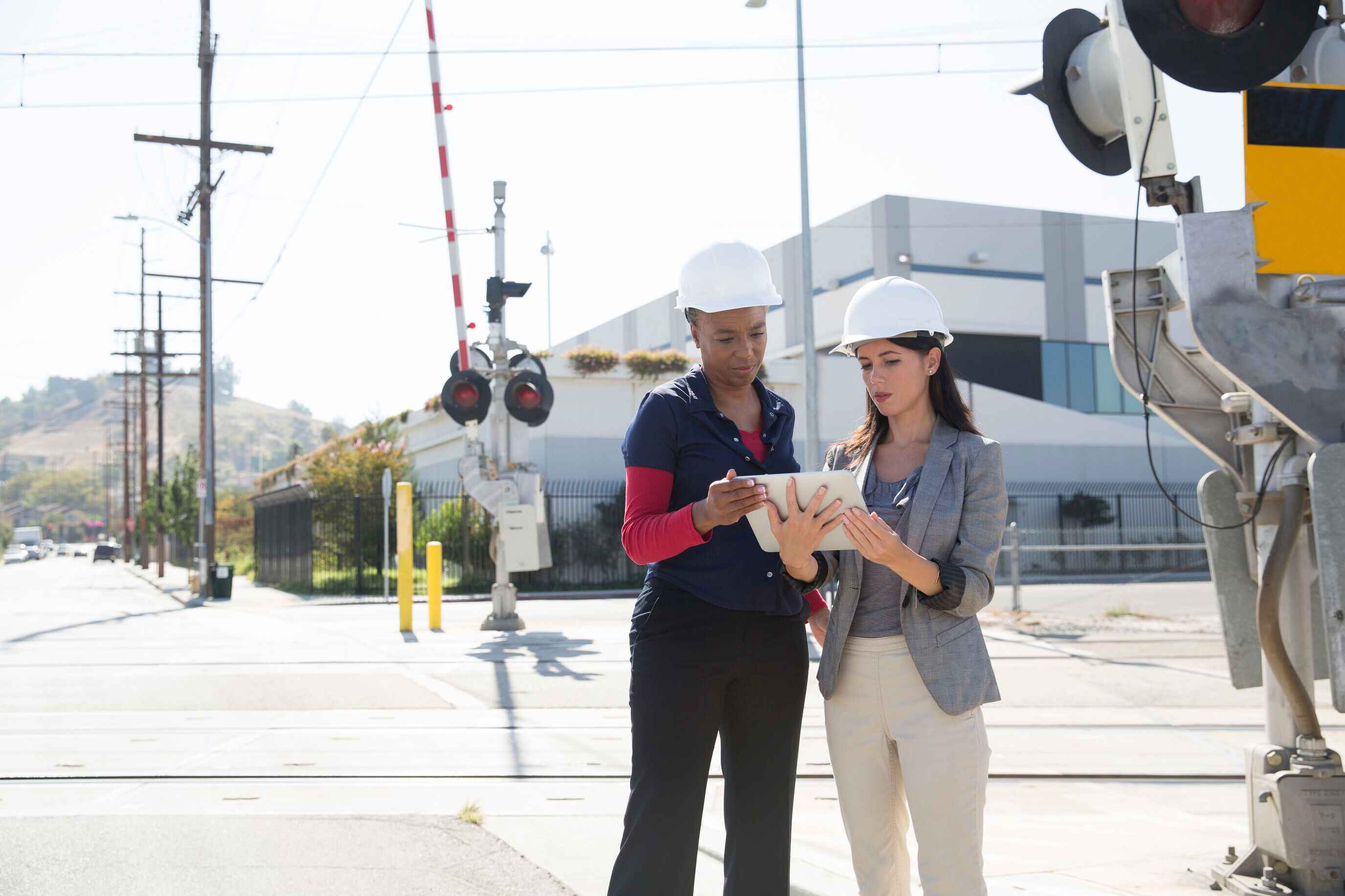 Two Construction Compliance Workers