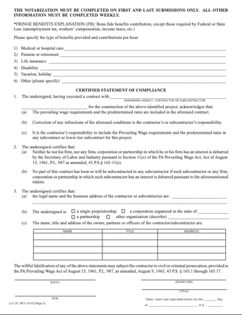 pennsylvania form llc-25 page 2 pennsylvania form llc-25 page 2