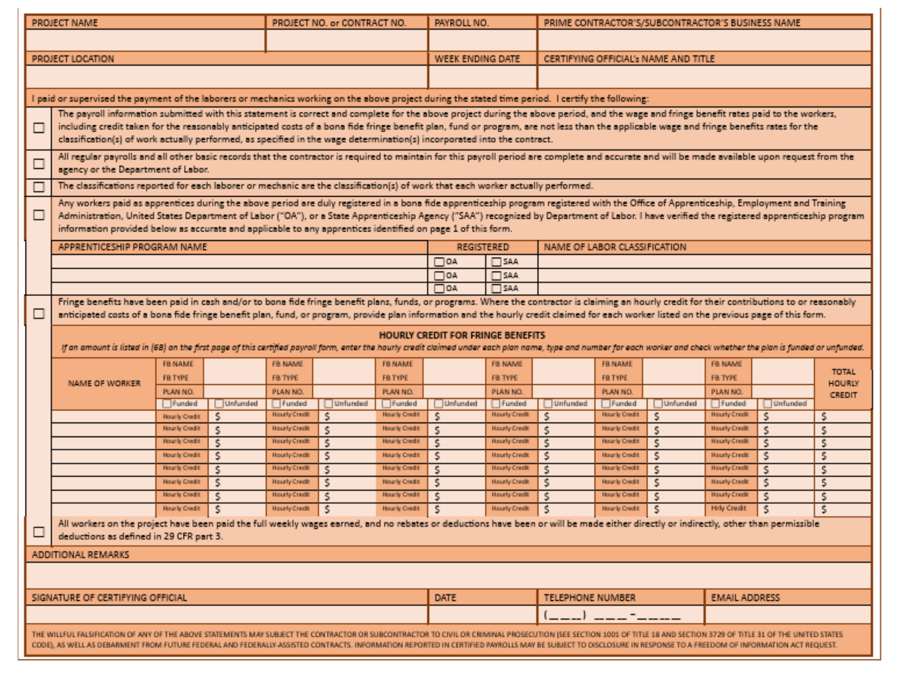 back of the federal wh-347 form