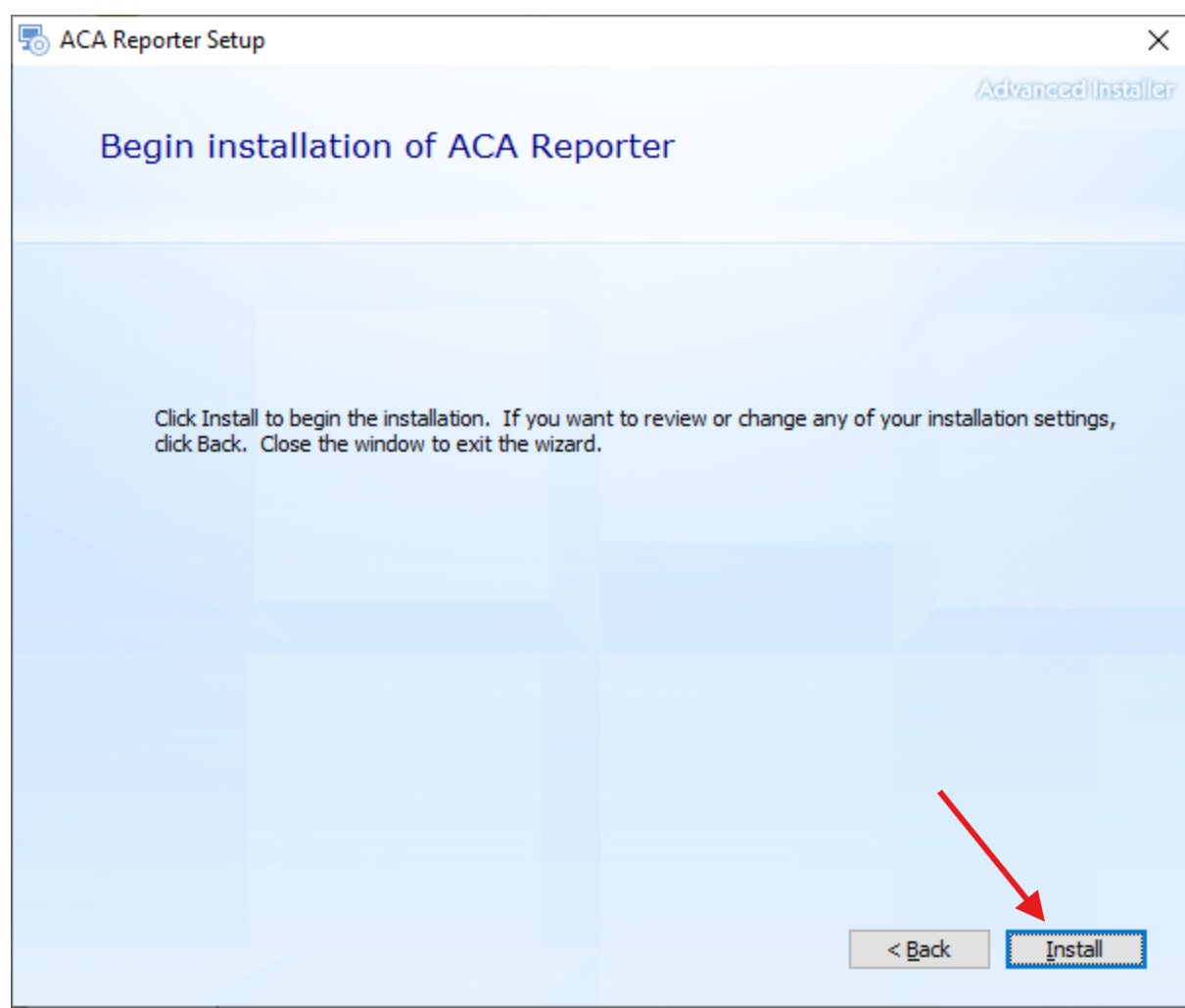 How do I install the ACA Reporter plug-in after a QuickBooks Upgrade?