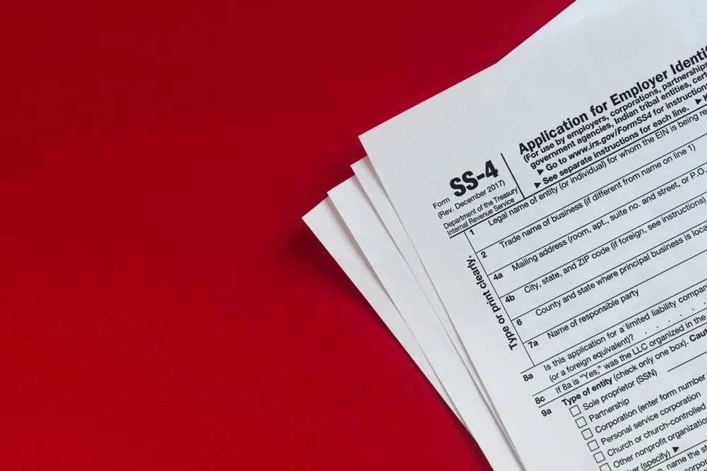 forms with red background