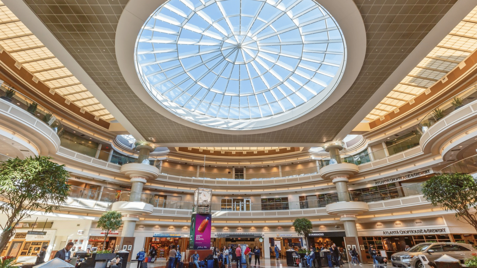 Inside of the Atlanta International Airport