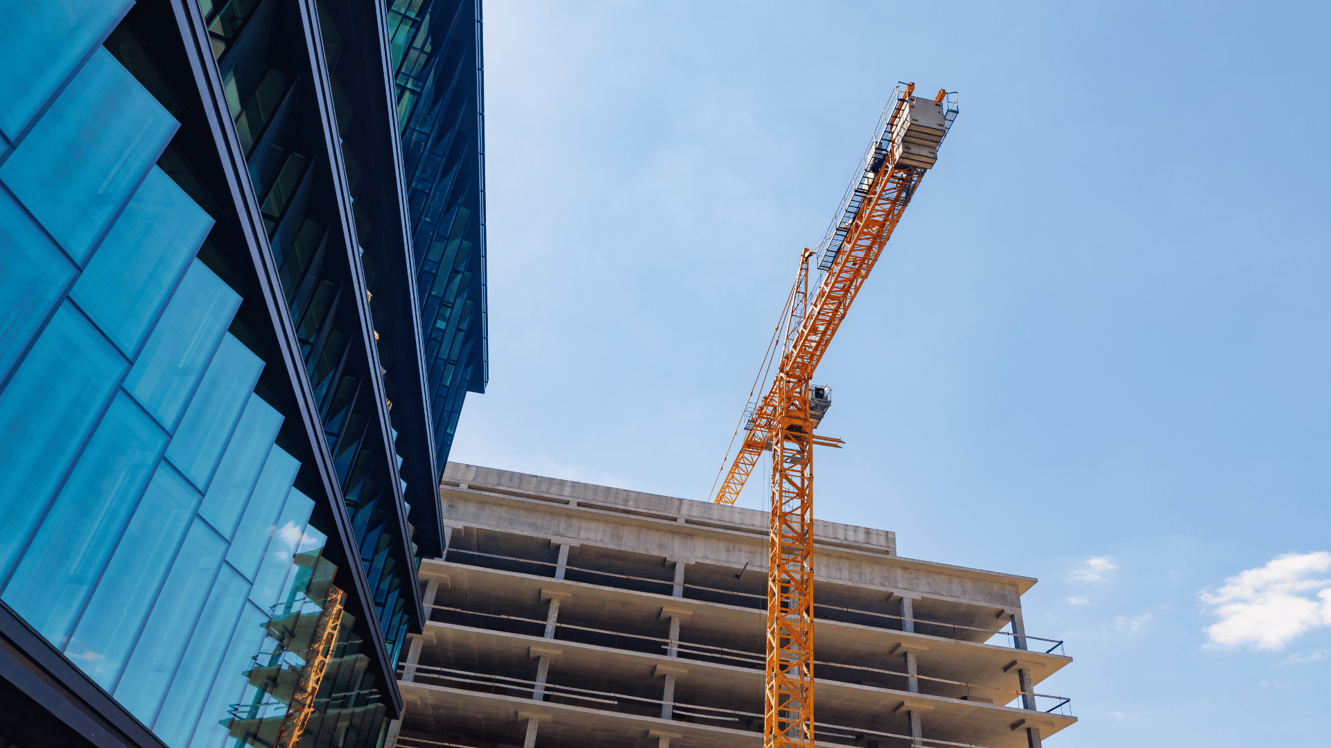 construction equipment on site