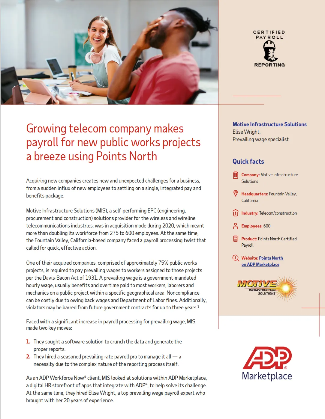 Case Study Points North