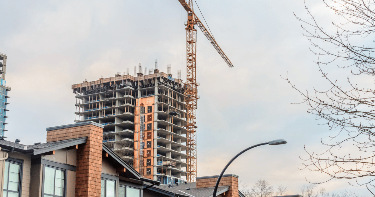 residential construction site. residential construction site.
